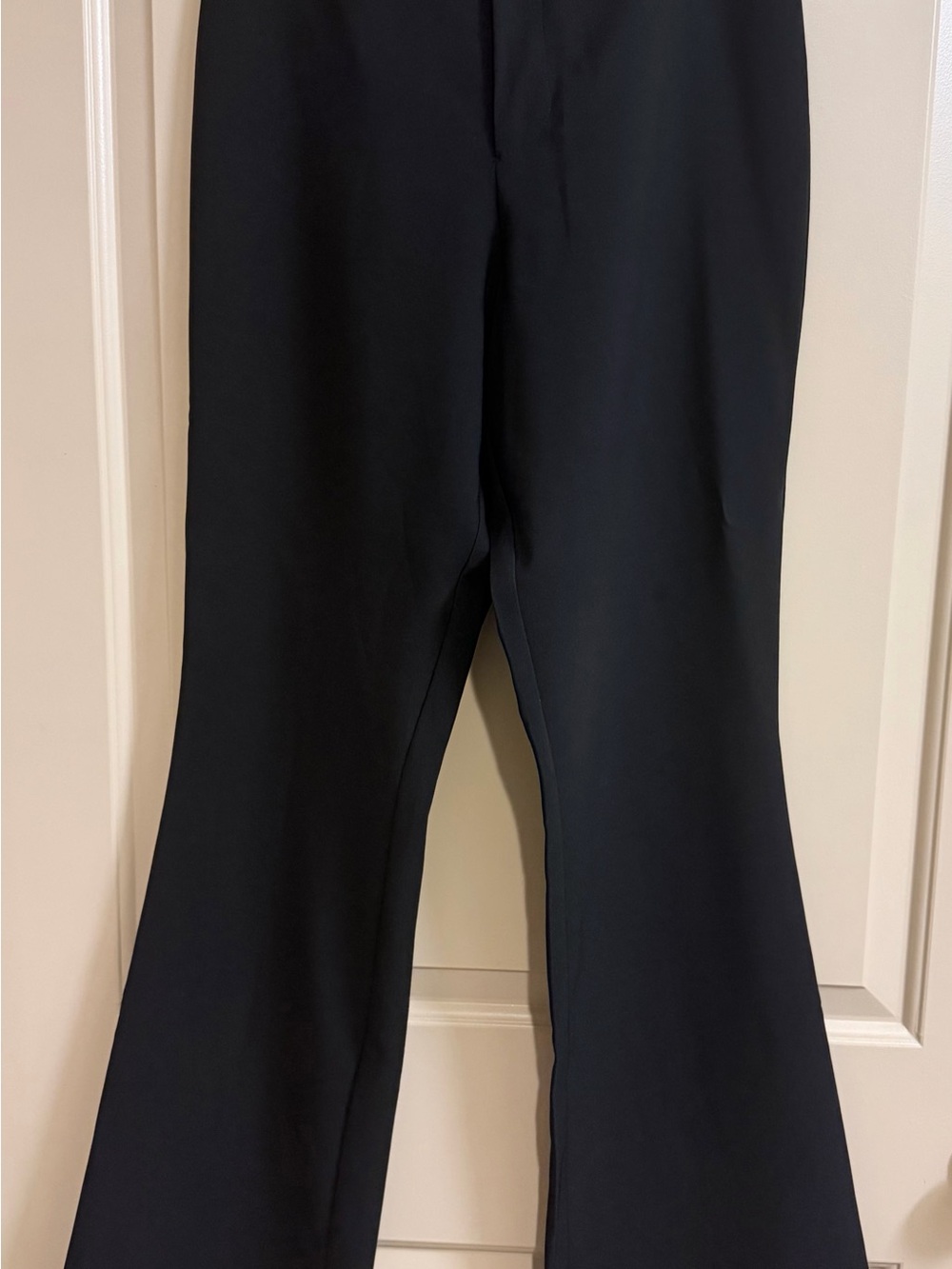 Women's Black Straight-Leg Dress Pants